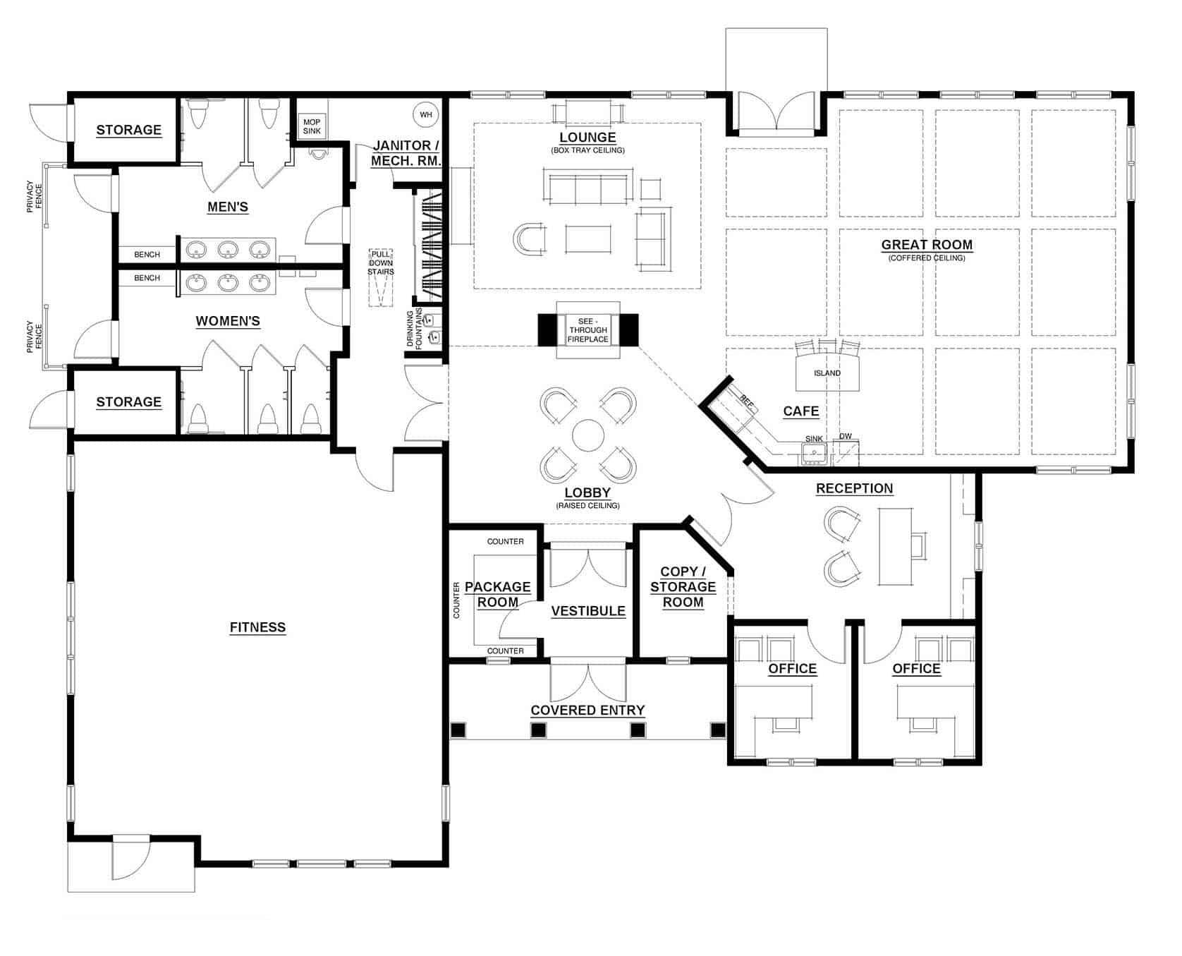 Cresson Hill Clubhouse Floor Plan